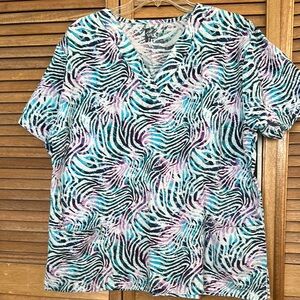 Butter soft.  Women's V-Neck scrub